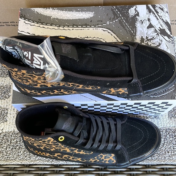 Vans Skate Sk9-Hi Deco Cher Strauberry Cheetah MENS - Picture 3 of 16